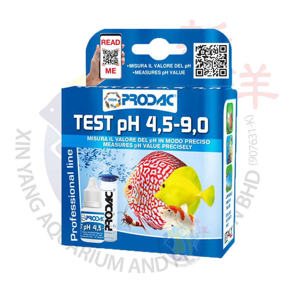 PRODAC Test pH 4.5 - 9.0 (130 TEST) - Xin Yang Aquarium and Pets